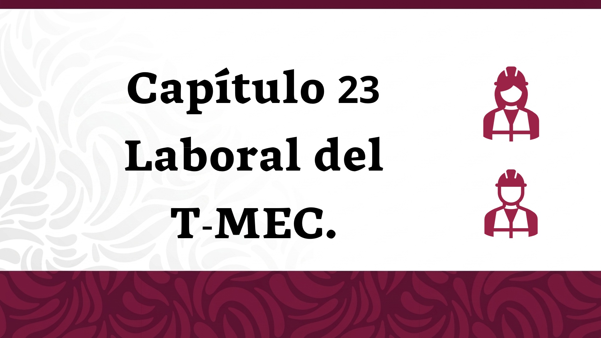 Capítulo 23 Laboral del T-MEC.